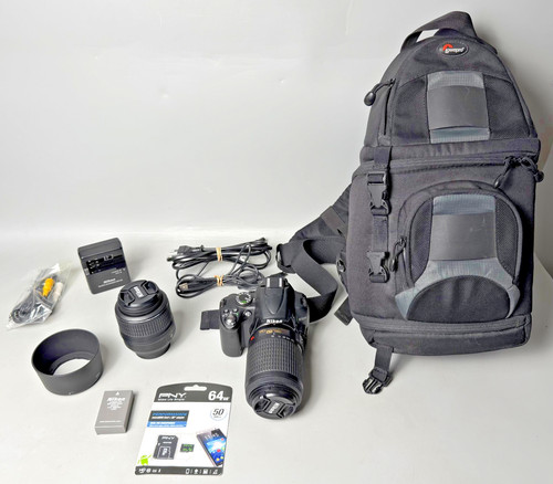 Nikon d5000 vr - nikon, +