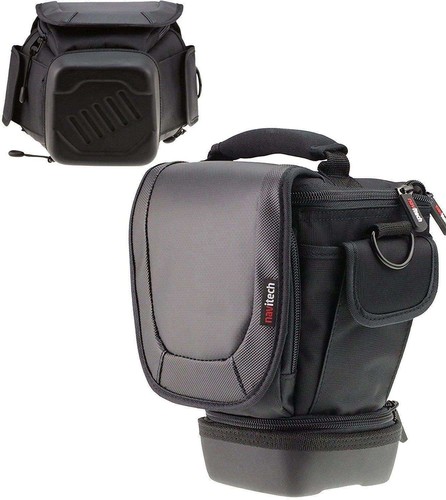 Navitech black case for nikon - black,